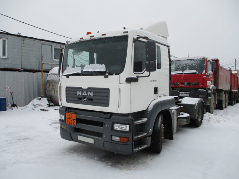 В разборке MAN TGA 19.350 4X2 2008 года.