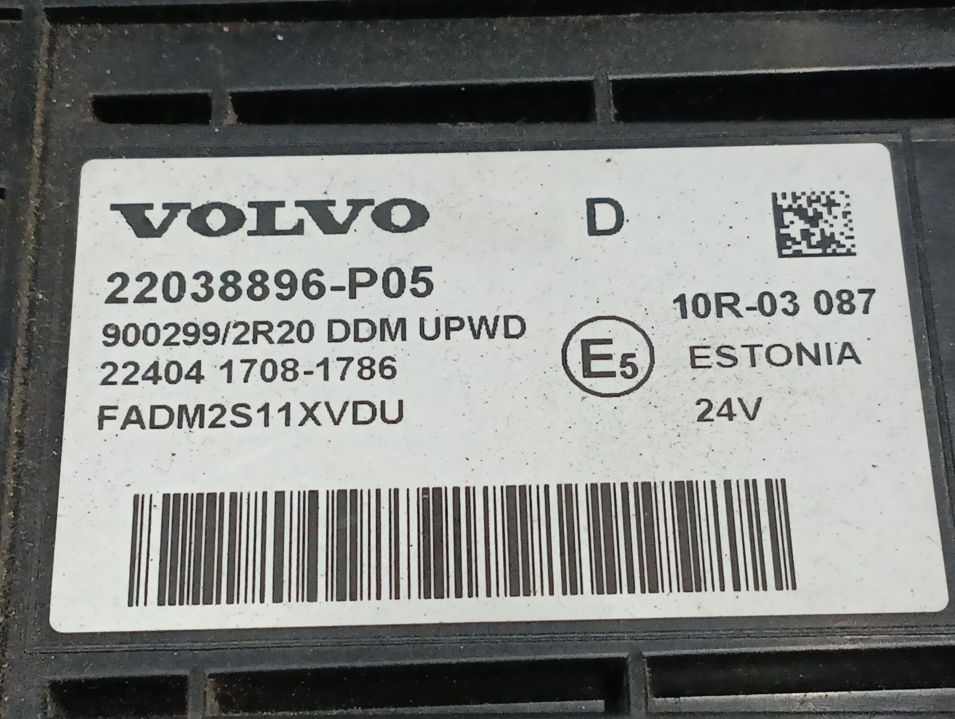 Блок управления Volvo 223012528071 левой двери (Д) — фото 2