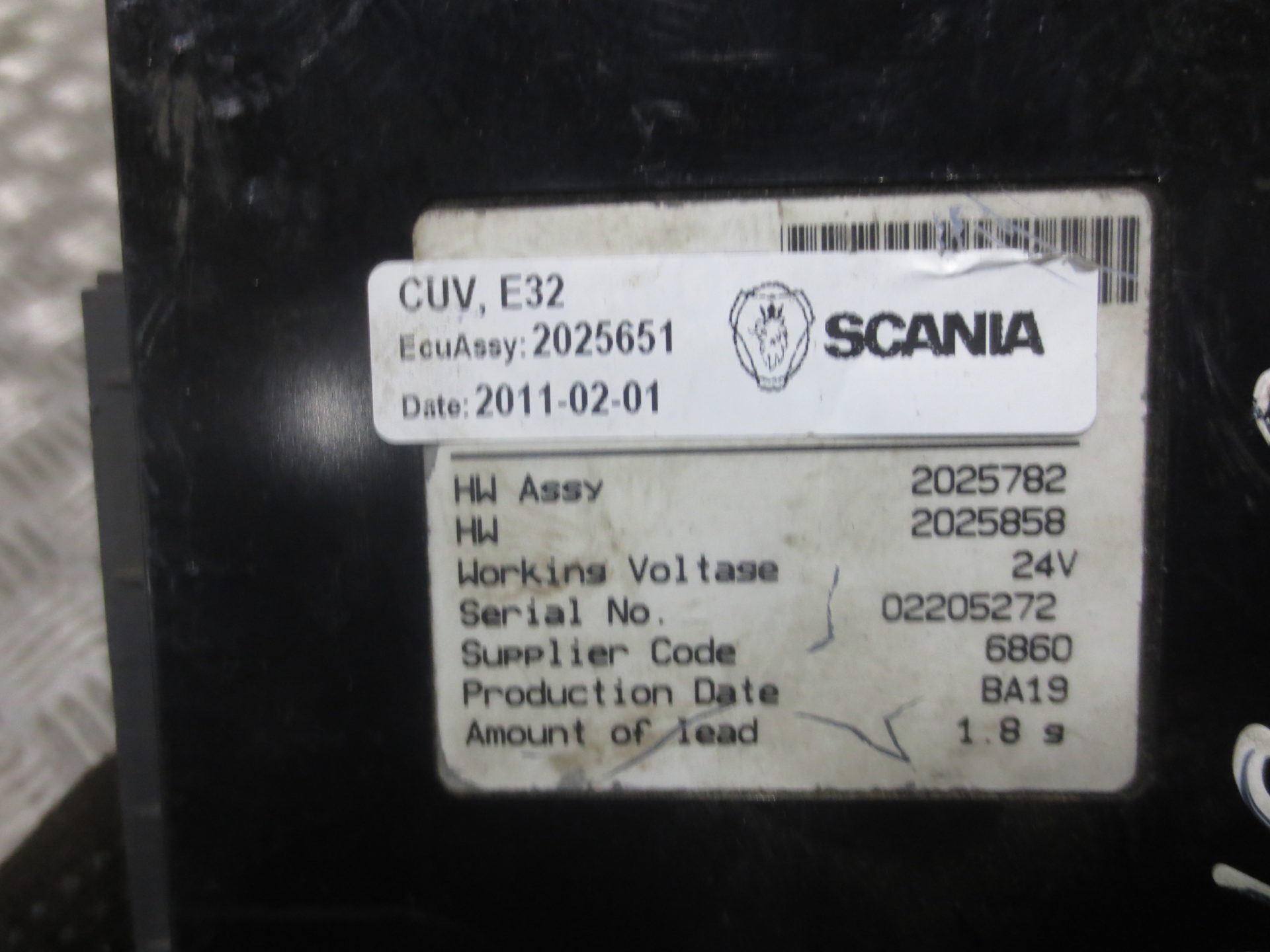 Блок управления Scania 0091561-7 света VIS — фото 4
